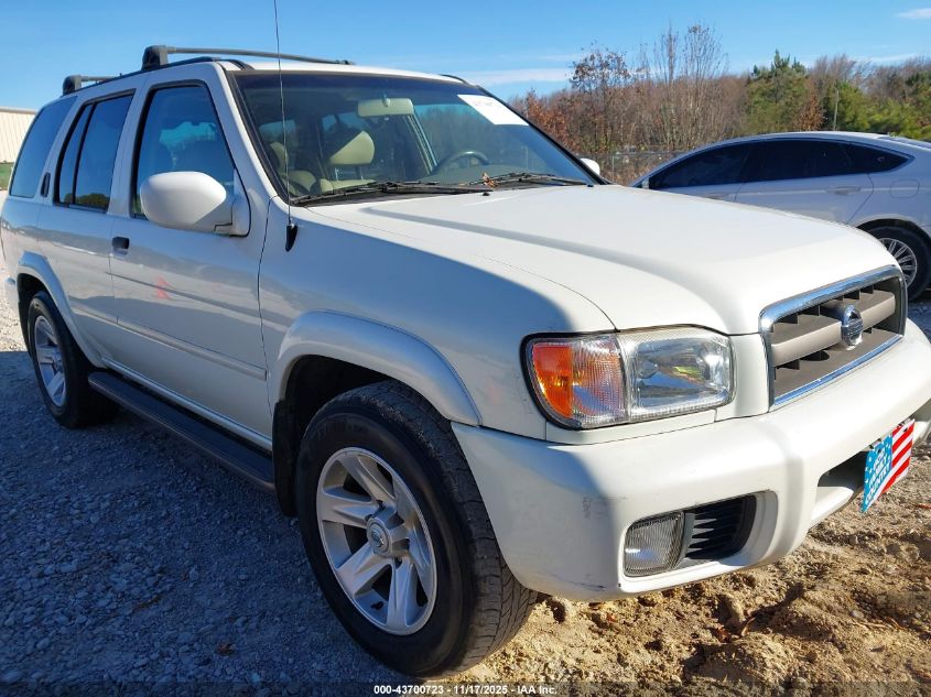 2002 Nissan Pathfinder Le VIN: JN8DR09X62W666064 Lot: 43700723