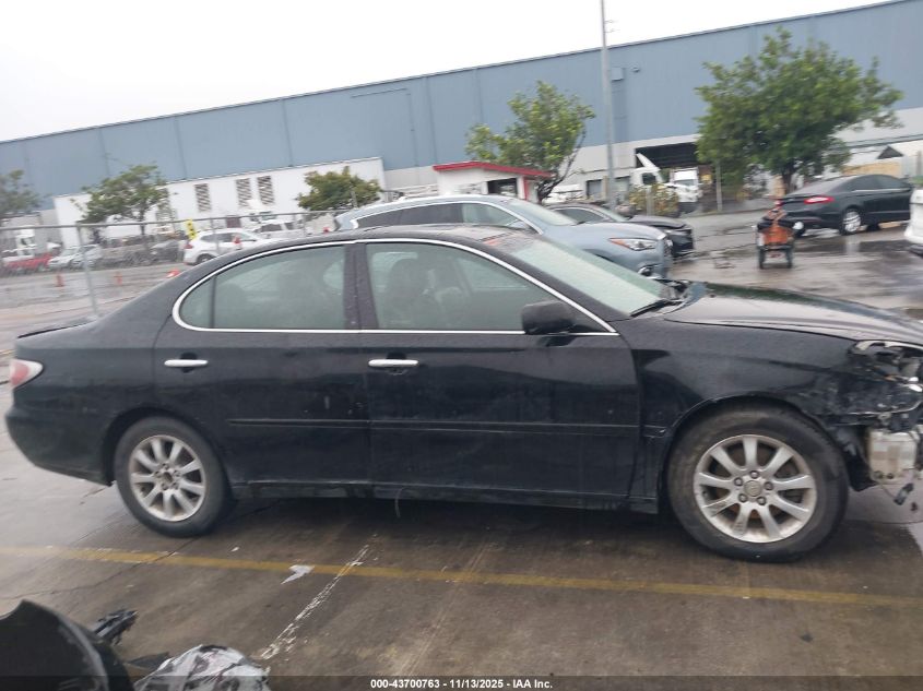 2003 Lexus Es 300 VIN: JTHBF30G135037571 Lot: 43700763
