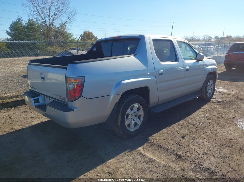 2HJYK16548H542873 2008 HONDA RIDGELINE photo no. 4