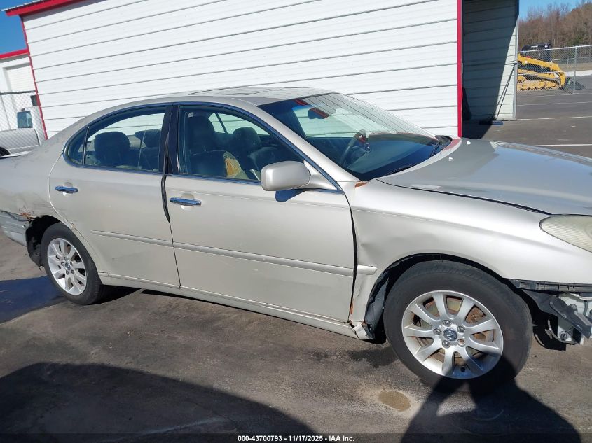 2003 Lexus Es 300 VIN: JTHBF30G636008898 Lot: 43700793