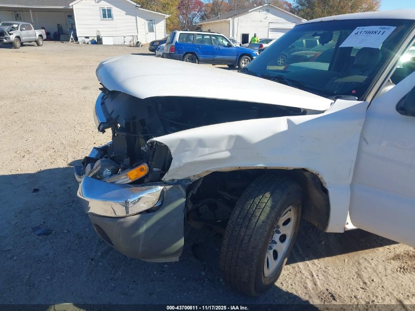 2006 GMC Sierra 1500 Work Truck VIN: 1GTEC19T46E104129 Lot: 43700811