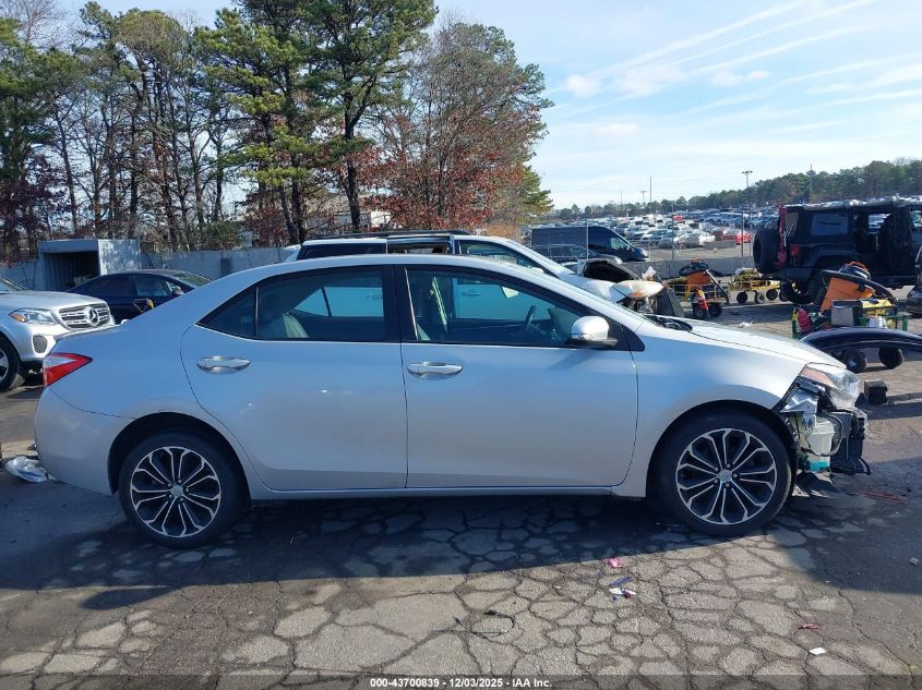2014 Toyota Corolla S Plus VIN: 2T1BURHE3EC076438 Lot: 43700839