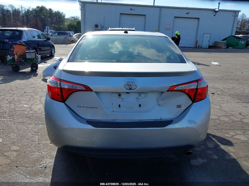 2014 Toyota Corolla S Plus VIN: 2T1BURHE3EC076438 Lot: 43700839