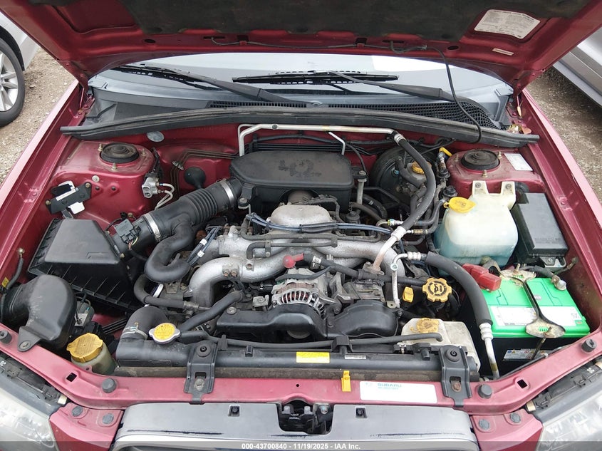 2005 Subaru Forester 2.5X VIN: JF1SG63685H747660 Lot: 43700840