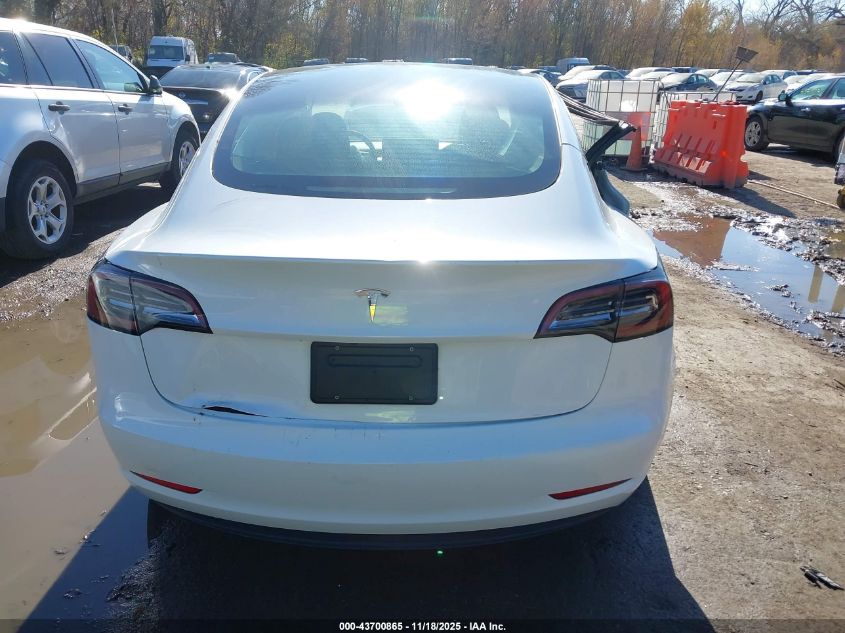 2023 Tesla Model 3 Rear-Wheel Drive VIN: 5YJ3E1EA4PF449781 Lot: 43700865