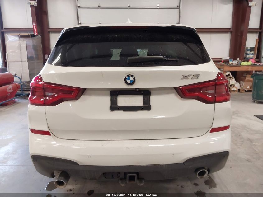 2018 BMW X3 xDrive30I VIN: 5UXTR9C52JLC73036 Lot: 43700887