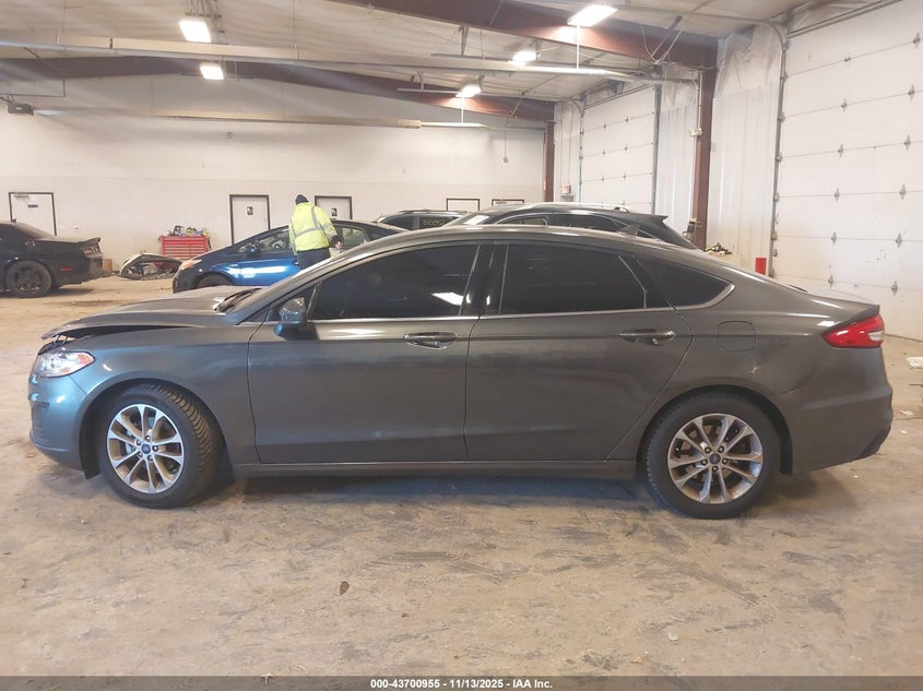 2019 Ford Fusion Se VIN: 3FA6P0HDXKR169464 Lot: 43700955