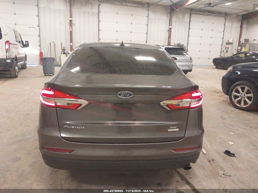 2019 Ford Fusion Se VIN: 3FA6P0HDXKR169464 Lot: 43700955