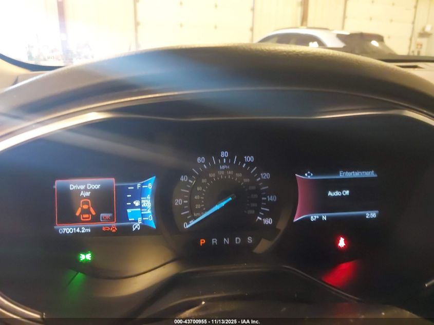 2019 Ford Fusion Se VIN: 3FA6P0HDXKR169464 Lot: 43700955