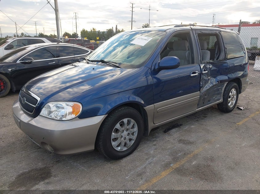 KNDUP132156712070 2005 KIA SEDONA photo no. 2