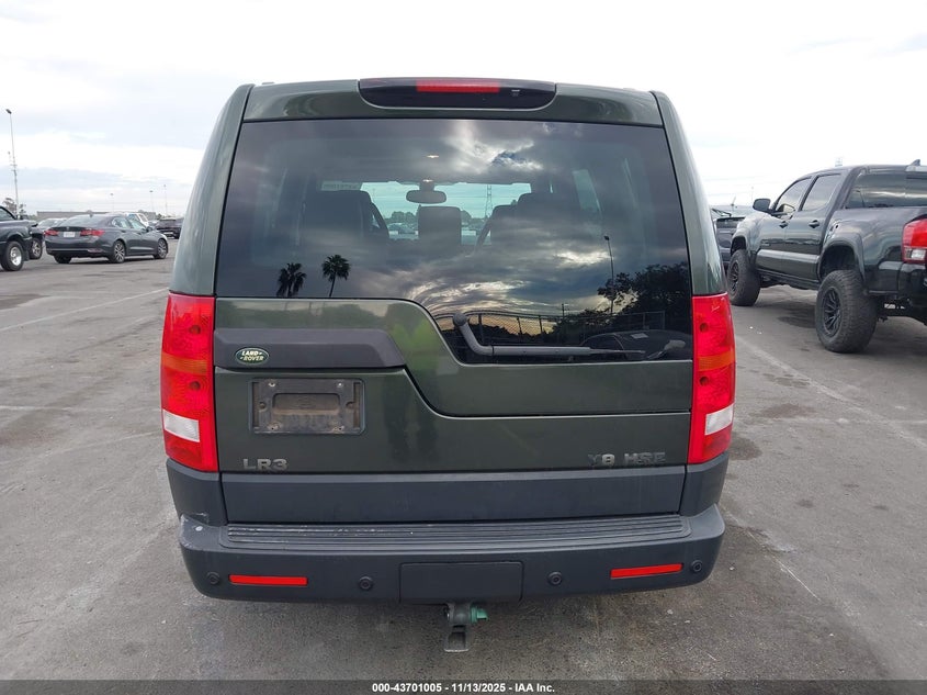 2005 Land Rover Lr3 Hse VIN: SALAG25405A329606 Lot: 43701005