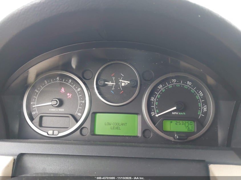 2005 Land Rover Lr3 Hse VIN: SALAG25405A329606 Lot: 43701005