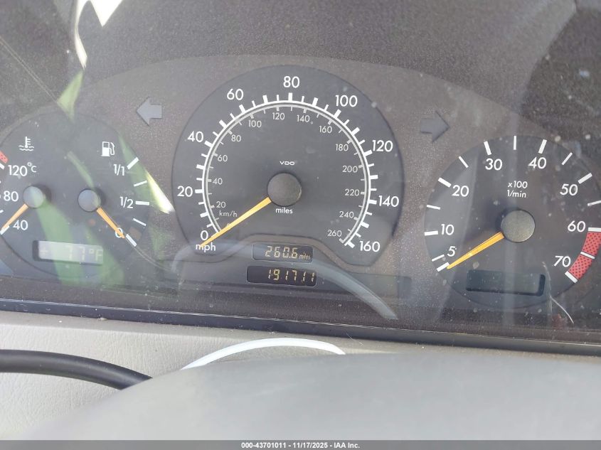 1999 Mercedes-Benz C 280 VIN: WDBHA29GXXA780622 Lot: 43701011