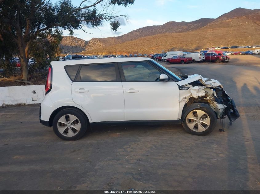 2016 Kia Soul + VIN: KNDJP3A5XG7340205 Lot: 43701047