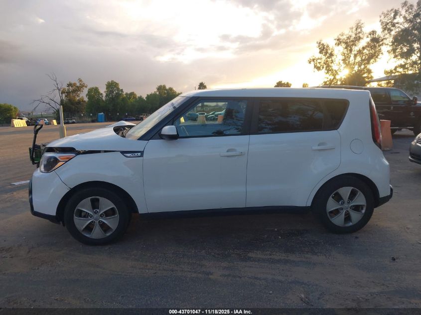 2016 Kia Soul + VIN: KNDJP3A5XG7340205 Lot: 43701047