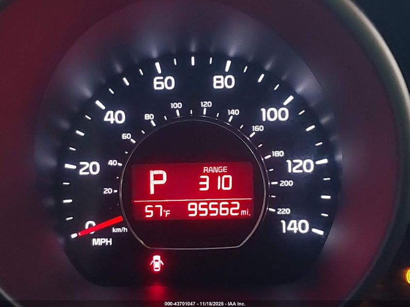 2016 Kia Soul + VIN: KNDJP3A5XG7340205 Lot: 43701047