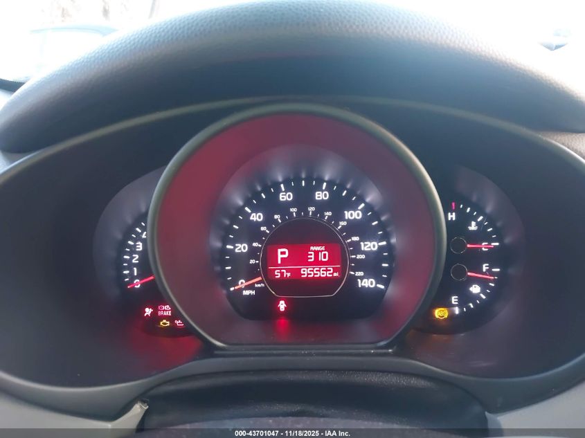 2016 Kia Soul + VIN: KNDJP3A5XG7340205 Lot: 43701047