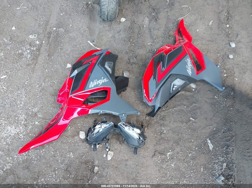 2025 Kawasaki Ex500 A/B VIN: ML5EXGJ1XSDA72298 Lot: 43701069