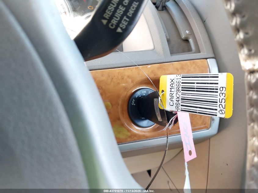 2009 Chrysler Town & Country Limited VIN: 2A8HR64X79R661393 Lot: 43701078