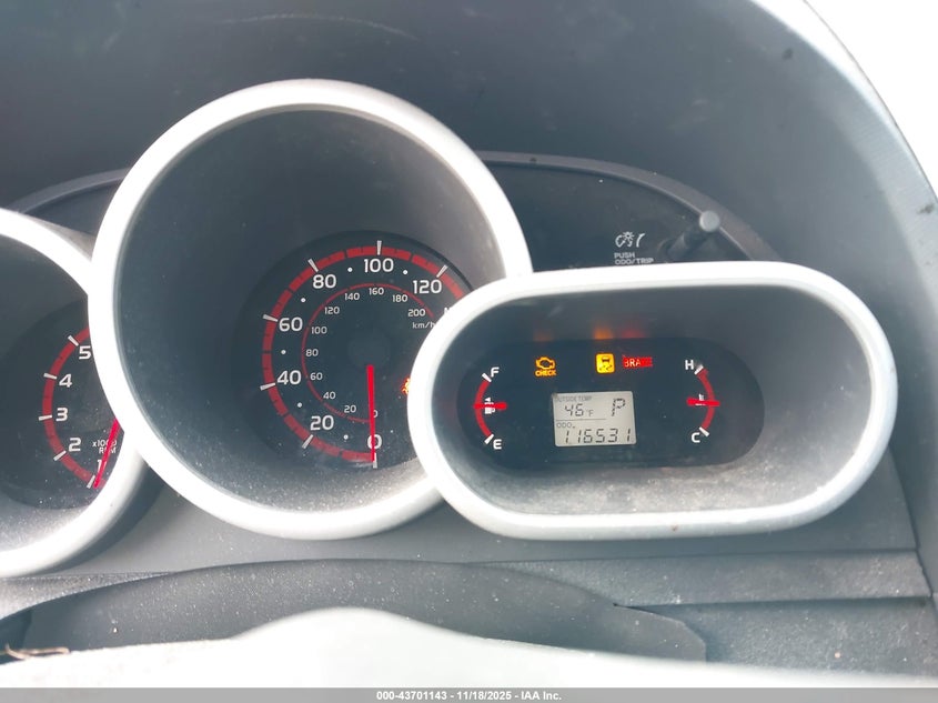 2010 Toyota Matrix VIN: 2T1KU4EE1AC361270 Lot: 43701143