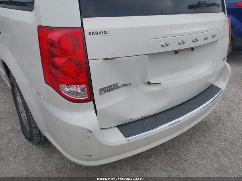 2013 Dodge Grand Caravan Sxt VIN: 2C4RDGCG3DR551273 Lot: 43701223