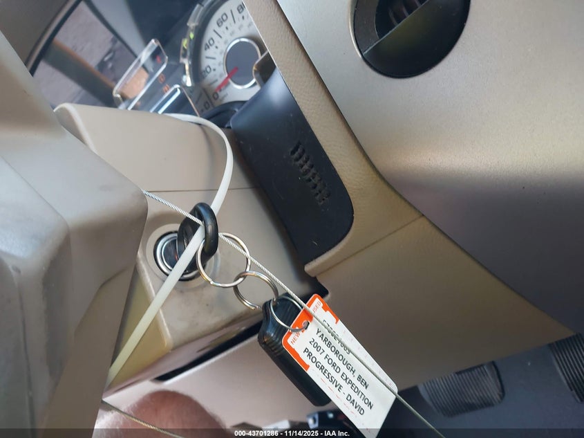 2007 Ford Expedition El Limited VIN: 1FMFK19557LA31404 Lot: 43701286