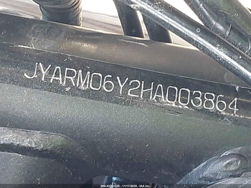 2017 Yamaha Fz07 C VIN: JYARM06Y2HA003864 Lot: 43701328