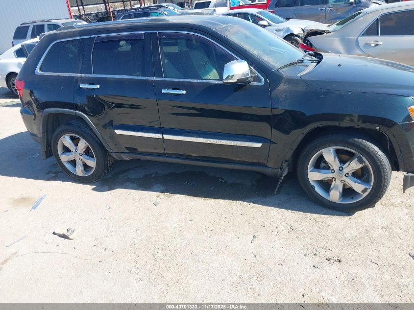 2013 Jeep Grand Cherokee Overland VIN: 1C4RJECT1DC595923 Lot: 43701333