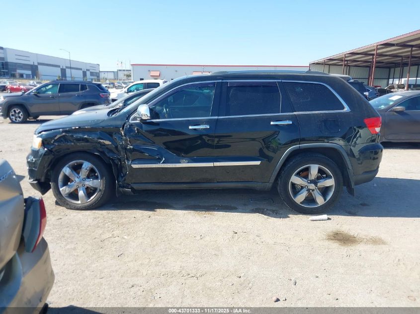 2013 Jeep Grand Cherokee Overland VIN: 1C4RJECT1DC595923 Lot: 43701333