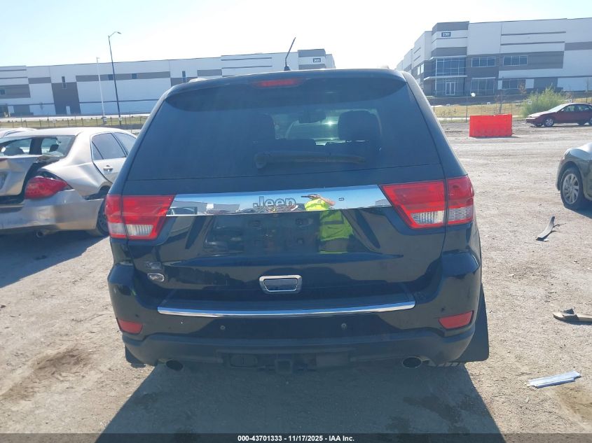 2013 Jeep Grand Cherokee Overland VIN: 1C4RJECT1DC595923 Lot: 43701333