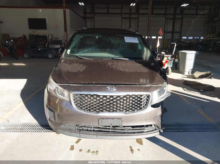 2015 Kia Sedona Lx VIN: KNDMB5C13F6055674 Lot: 43701398