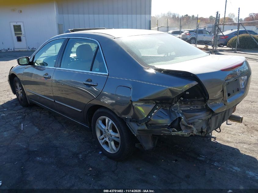 2007 Honda Accord 2.4 Ex VIN: 1HGCM56767A081174 Lot: 43701402
