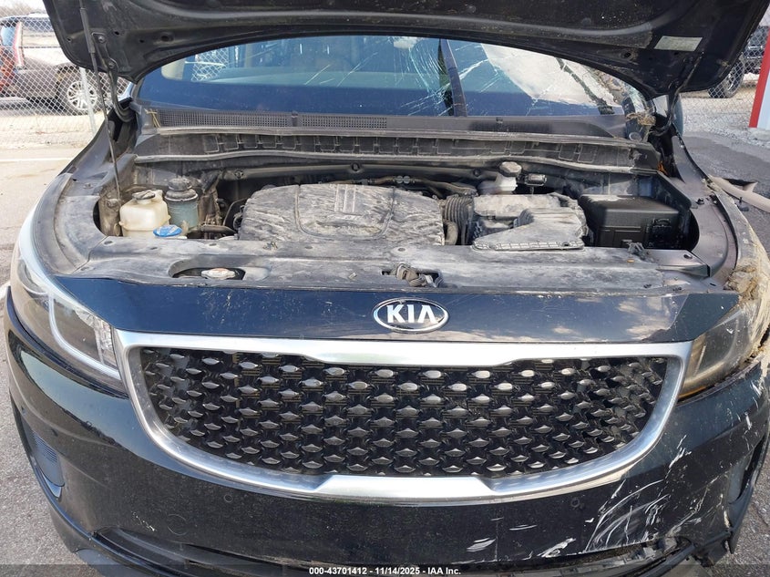 2017 Kia Sedona Lx VIN: KNDMB5C14H6327345 Lot: 43701412
