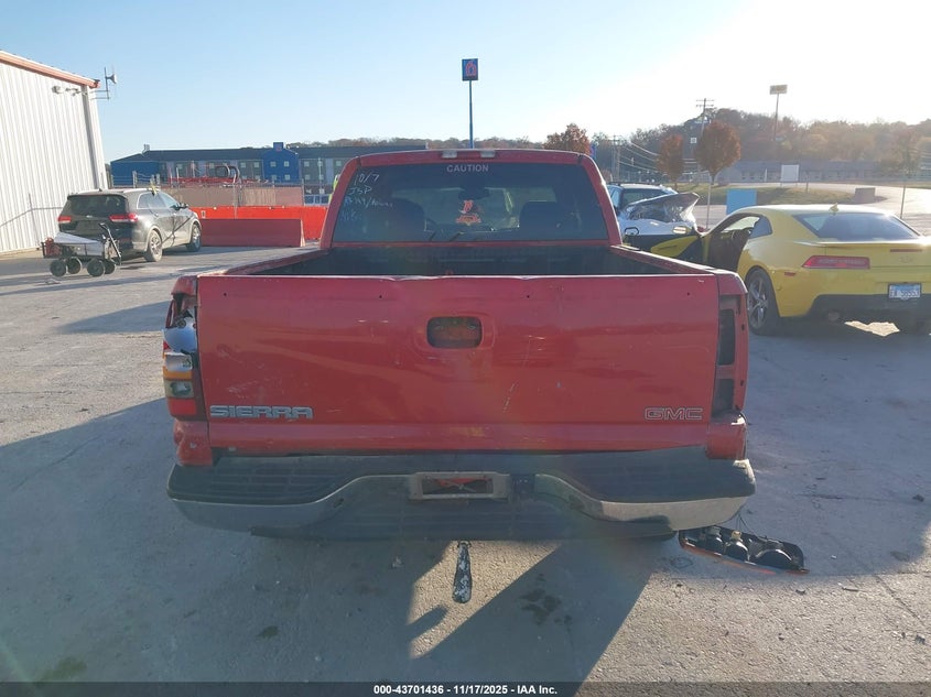 2003 GMC Sierra 1500 Sle VIN: 2GTEC19V131159555 Lot: 43701436