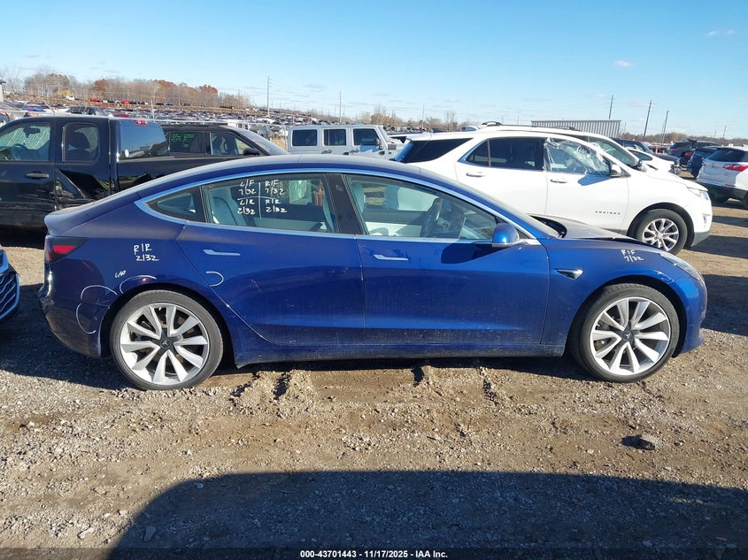 2020 Tesla Model 3 Long Range VIN: 5YJ3E1EB2LF547050 Lot: 43701443