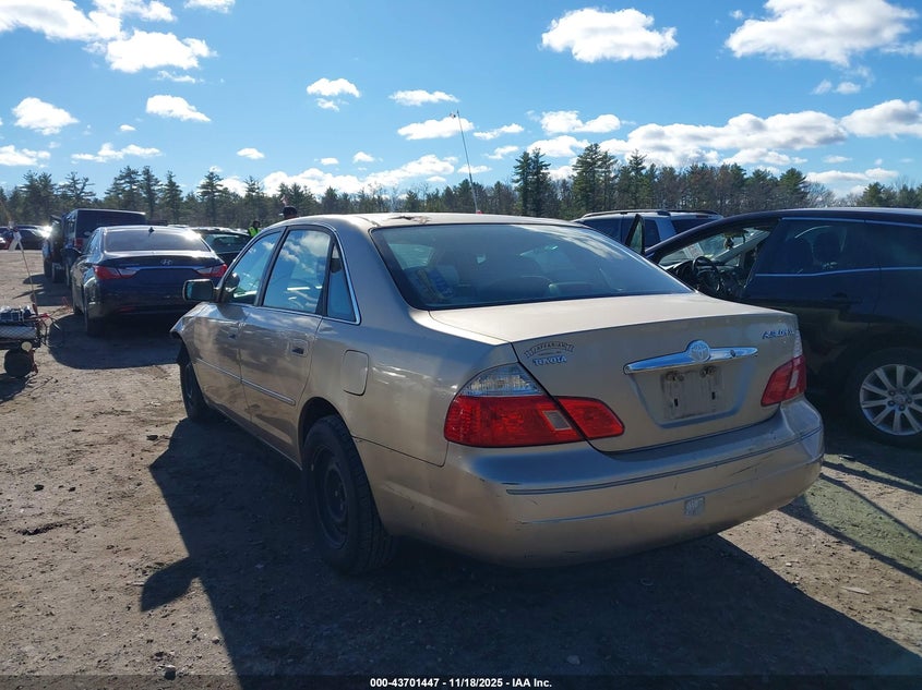 4T1BF28B73U278654 2003 TOYOTA AVALON photo no. 3