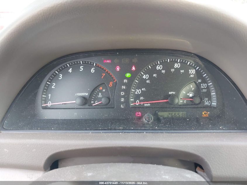 2002 Toyota Camry Le V6 VIN: 4T1BF30K42U016106 Lot: 43701449