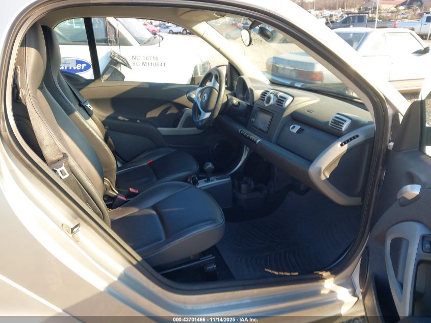 2008 Smart Fortwo Passion/Pure VIN: WMEEJ31XX8K168861 Lot: 43701466