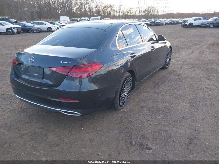 2022 Mercedes-Benz C 300 4Matic VIN: W1KAF4HB7NR049706 Lot: 43701480