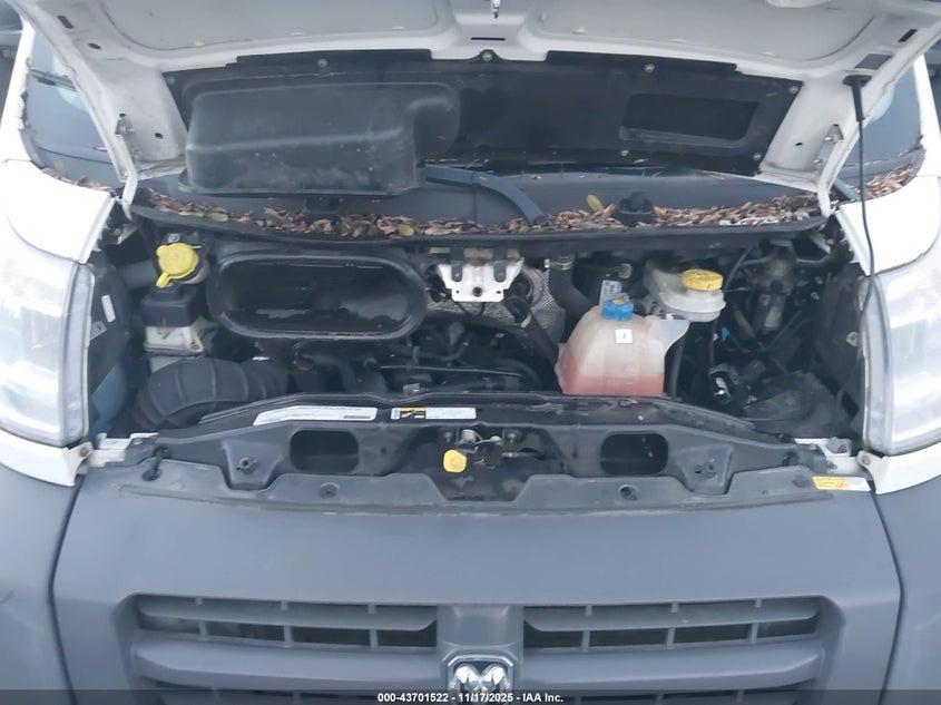 2017 Ram Promaster 2500 High Roof 159 Wb VIN: 3C6TRVDGXHE544121 Lot: 43701522