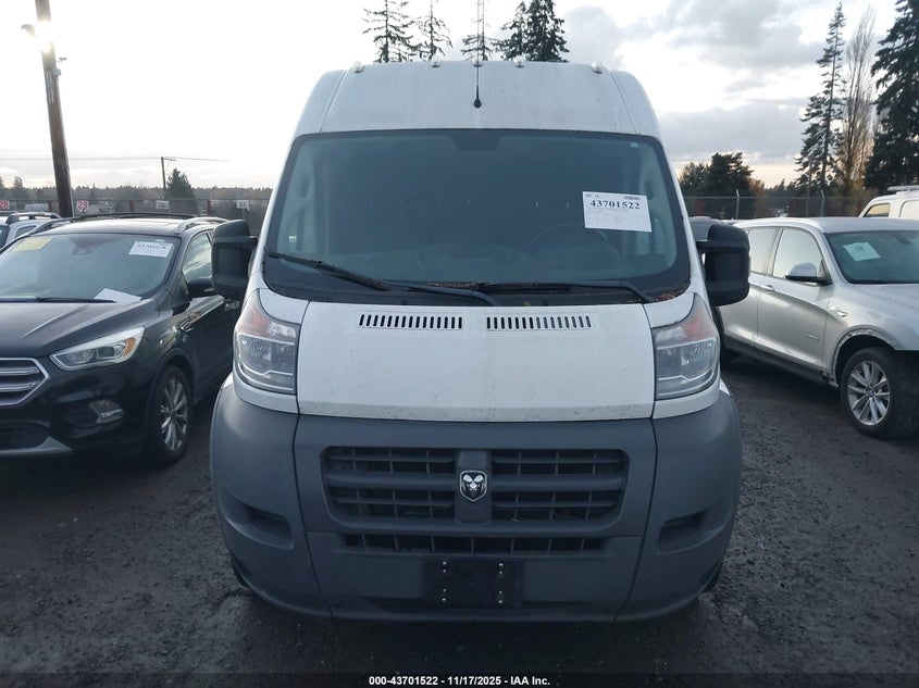 2017 Ram Promaster 2500 High Roof 159 Wb VIN: 3C6TRVDGXHE544121 Lot: 43701522