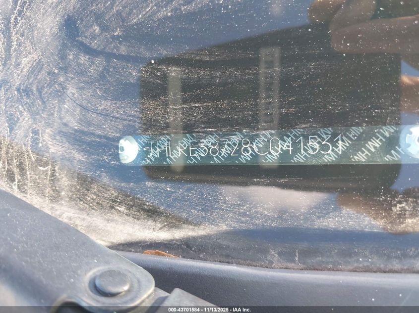 2008 Honda Cr-V Ex-L VIN: JHLRE38728C041531 Lot: 43701584