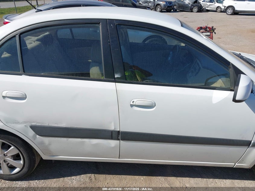 2008 Kia Rio Lx VIN: KNADE123486331881 Lot: 43701624