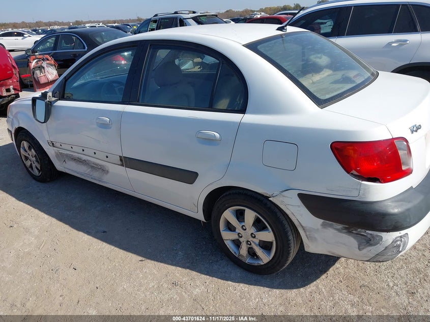 2008 Kia Rio Lx VIN: KNADE123486331881 Lot: 43701624