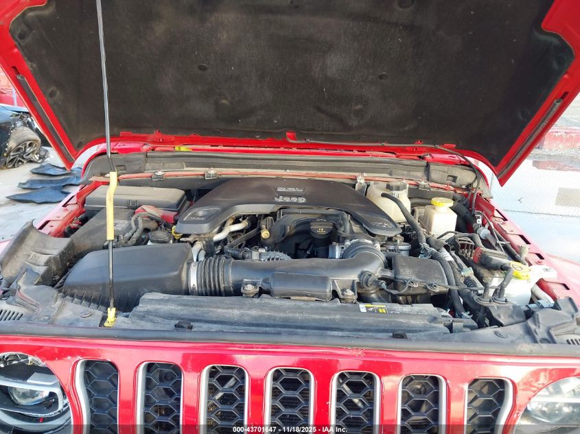 2020 Jeep Gladiator Overland 4X4 VIN: 1C6HJTFG0LL149086 Lot: 43701647