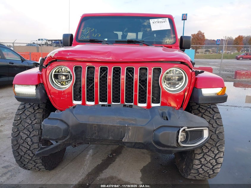 2020 Jeep Gladiator Overland 4X4 VIN: 1C6HJTFG0LL149086 Lot: 43701647