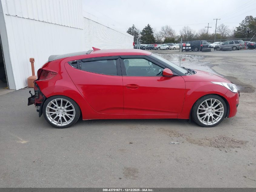 2012 Hyundai Veloster Base W/Gray VIN: KMHTC6AD7CU019842 Lot: 43701671