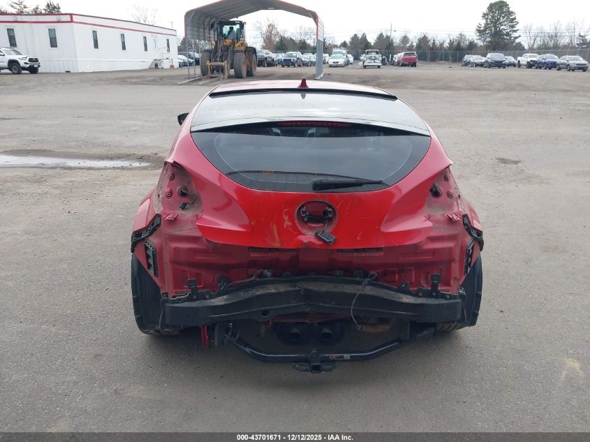 2012 Hyundai Veloster Base W/Gray VIN: KMHTC6AD7CU019842 Lot: 43701671