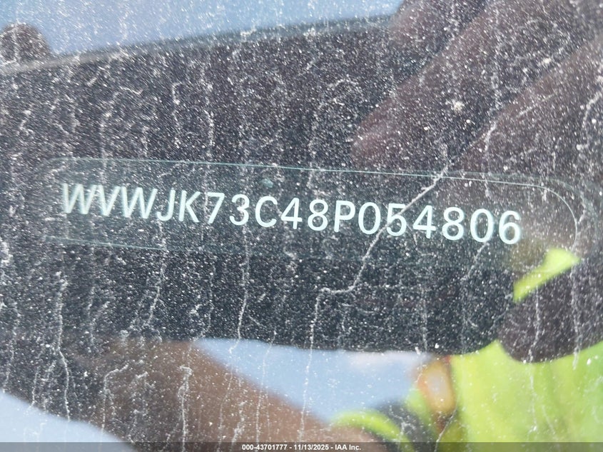 2008 Volkswagen Passat Turbo VIN: WVWJK73C48P054806 Lot: 43701777