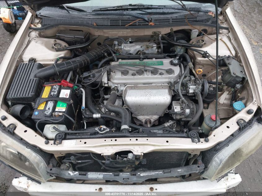 2000 Honda Accord 2.3 Lx VIN: 1HGCG6553YA050947 Lot: 43701778